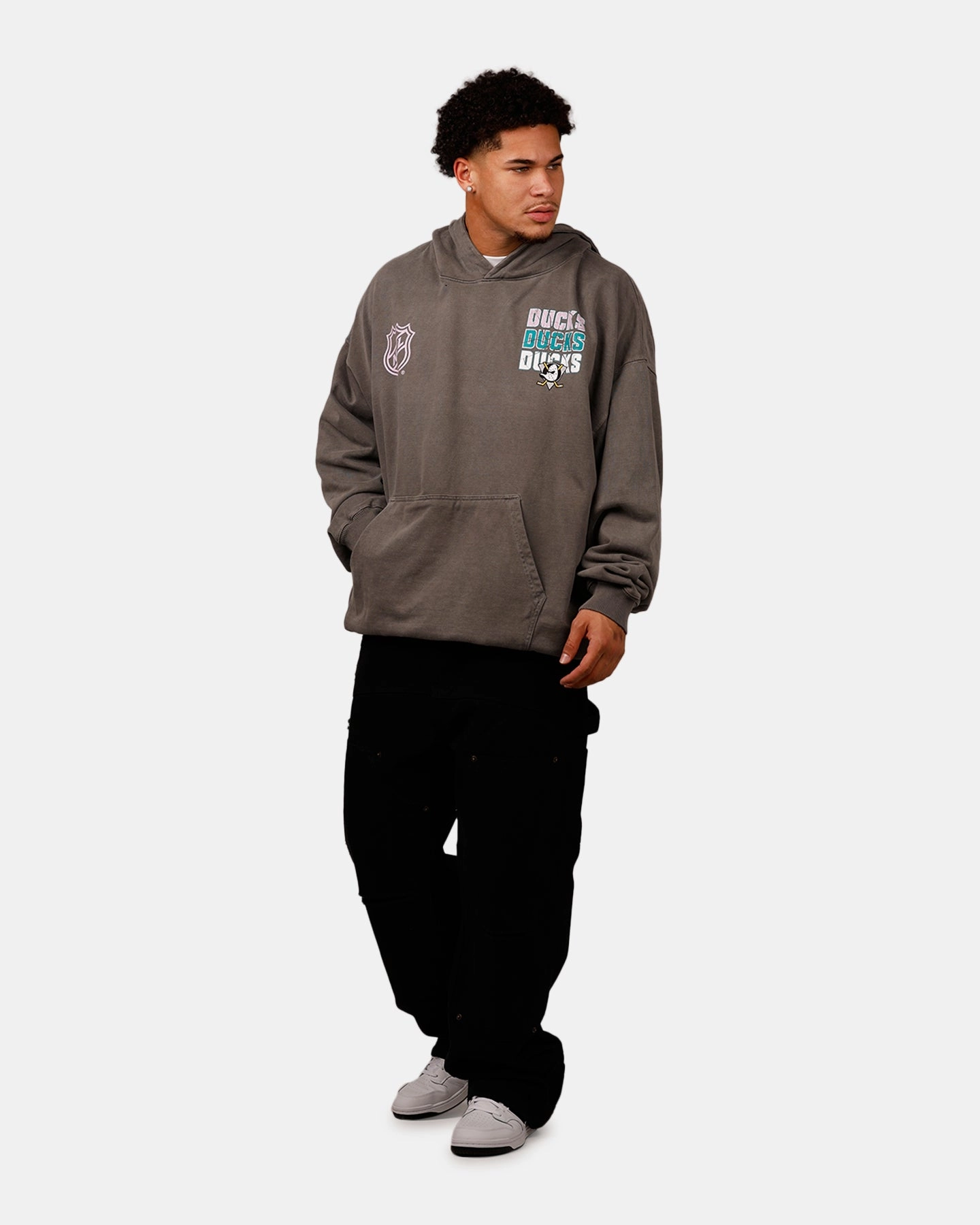 Temperature Regulating Fibers Culture Kings Anaheim Ducks Wild Wing Hoodie Off Black