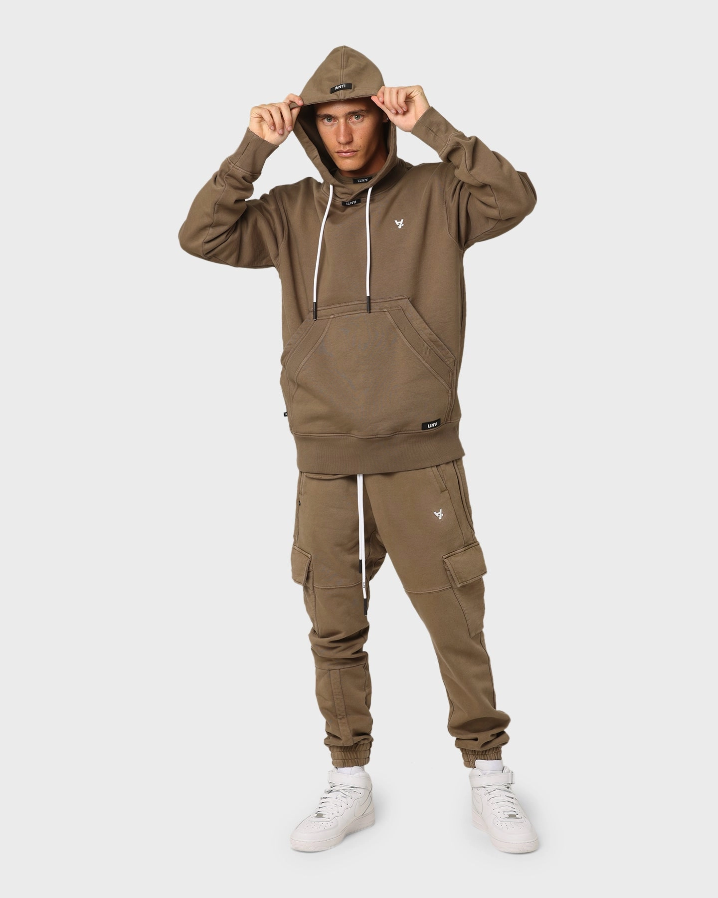 The Anti Order Anti Essential Hoodie Vintage Brown MicrofiberTech