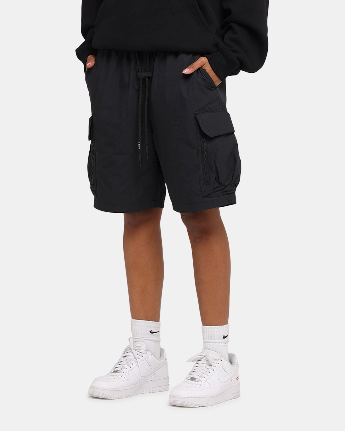 Easy Motion The Anti Order Anti Military Cargo Shorts Black