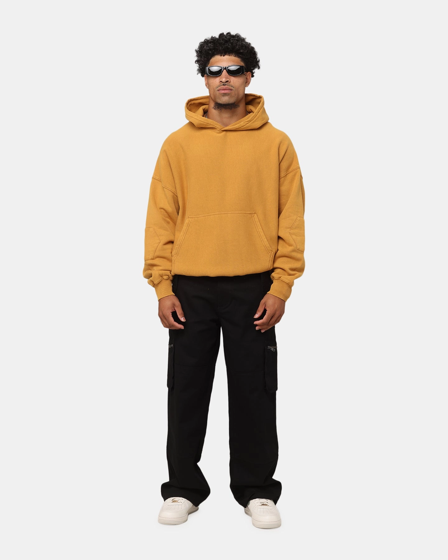 NonSlip Grip Tape The Anti Order Architype Boxy Hoodie Mustard