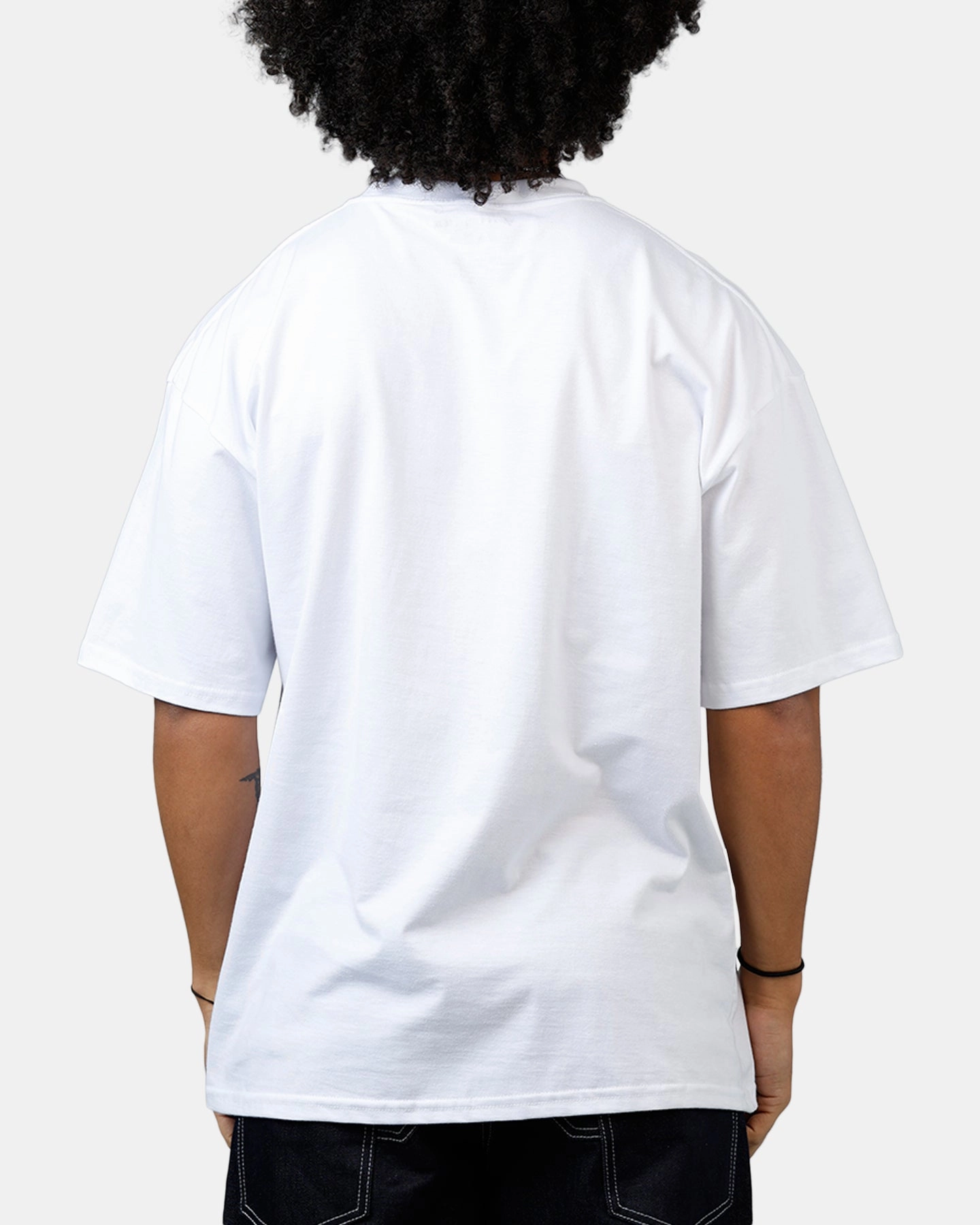 Ergonomic Pattern Design The Anti Order Human Drop T-Shirt White