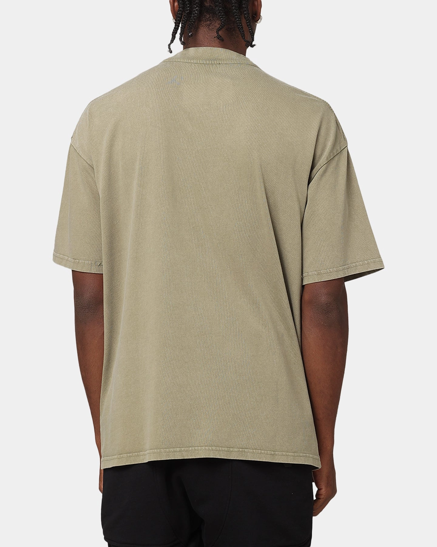 The Anti Order New Dawn Mock Neck T-Shirt Vintage Khaki Professional Cut