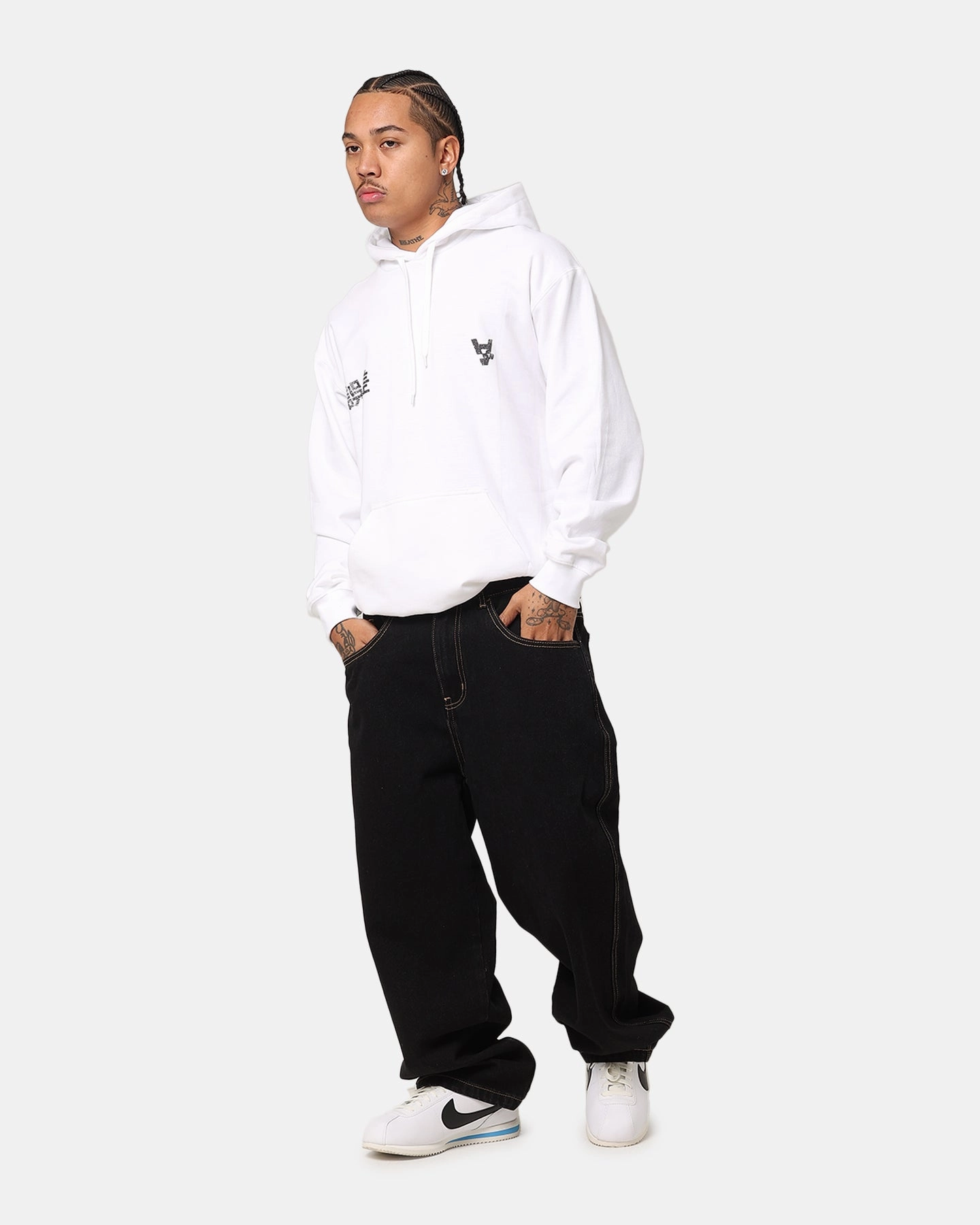 Double Stitched Seams Flatlock Seam Technique The Anti Order Oni Hoodie White