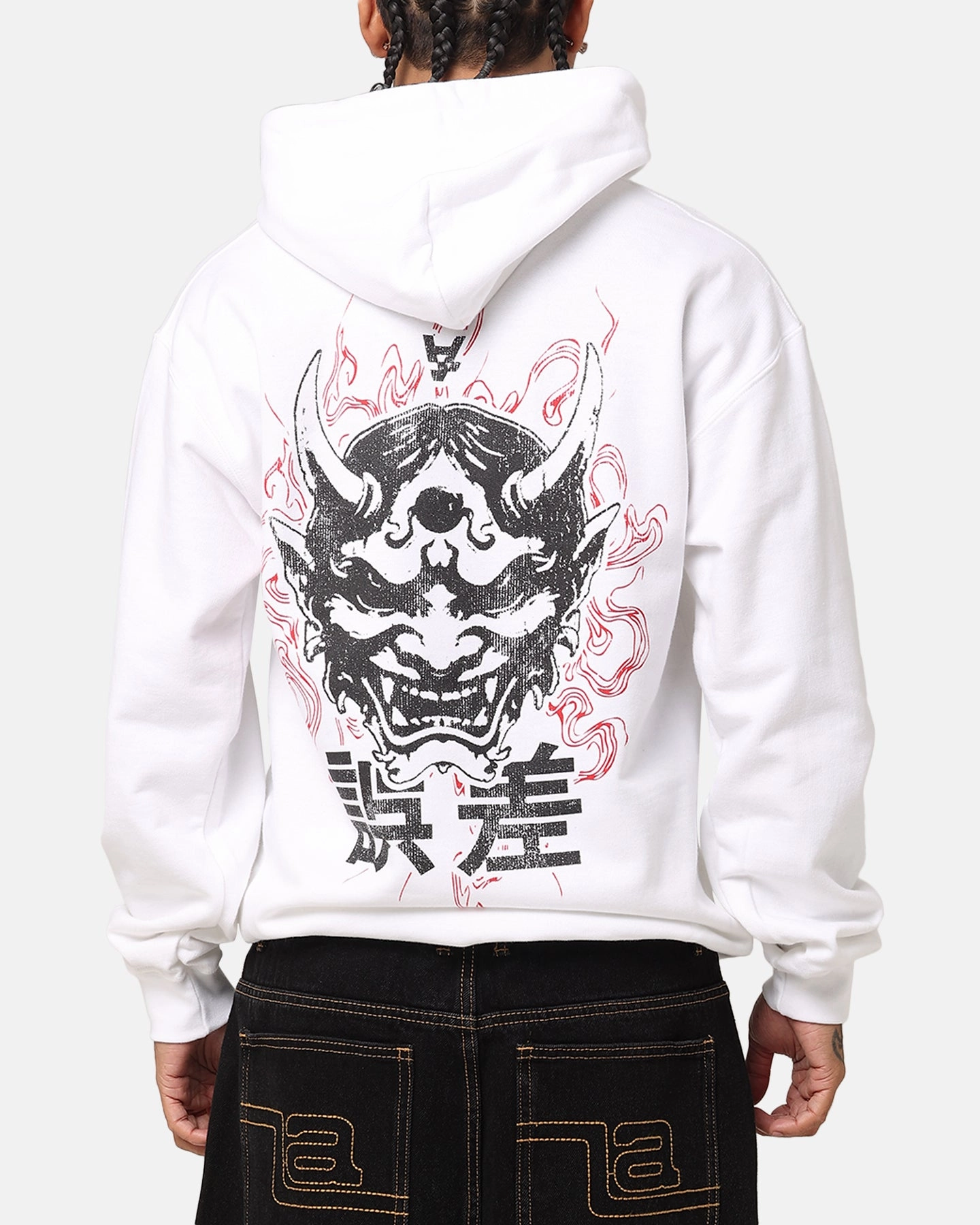 The Anti Order Oni Hoodie White FourWayStretch