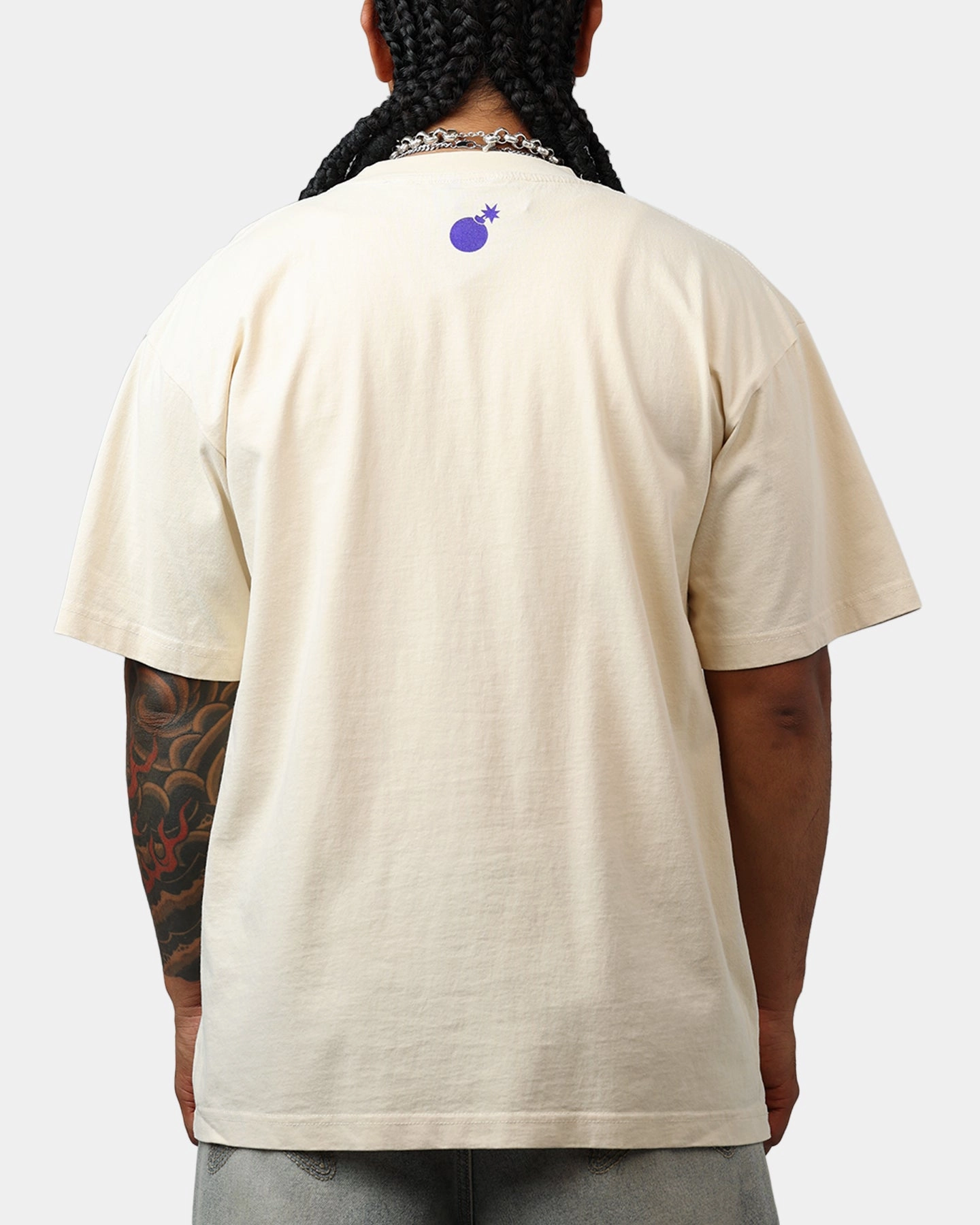 The Hundreds Alumnus T-Shirt Natural Soft Brushed Finish NonFade Dye