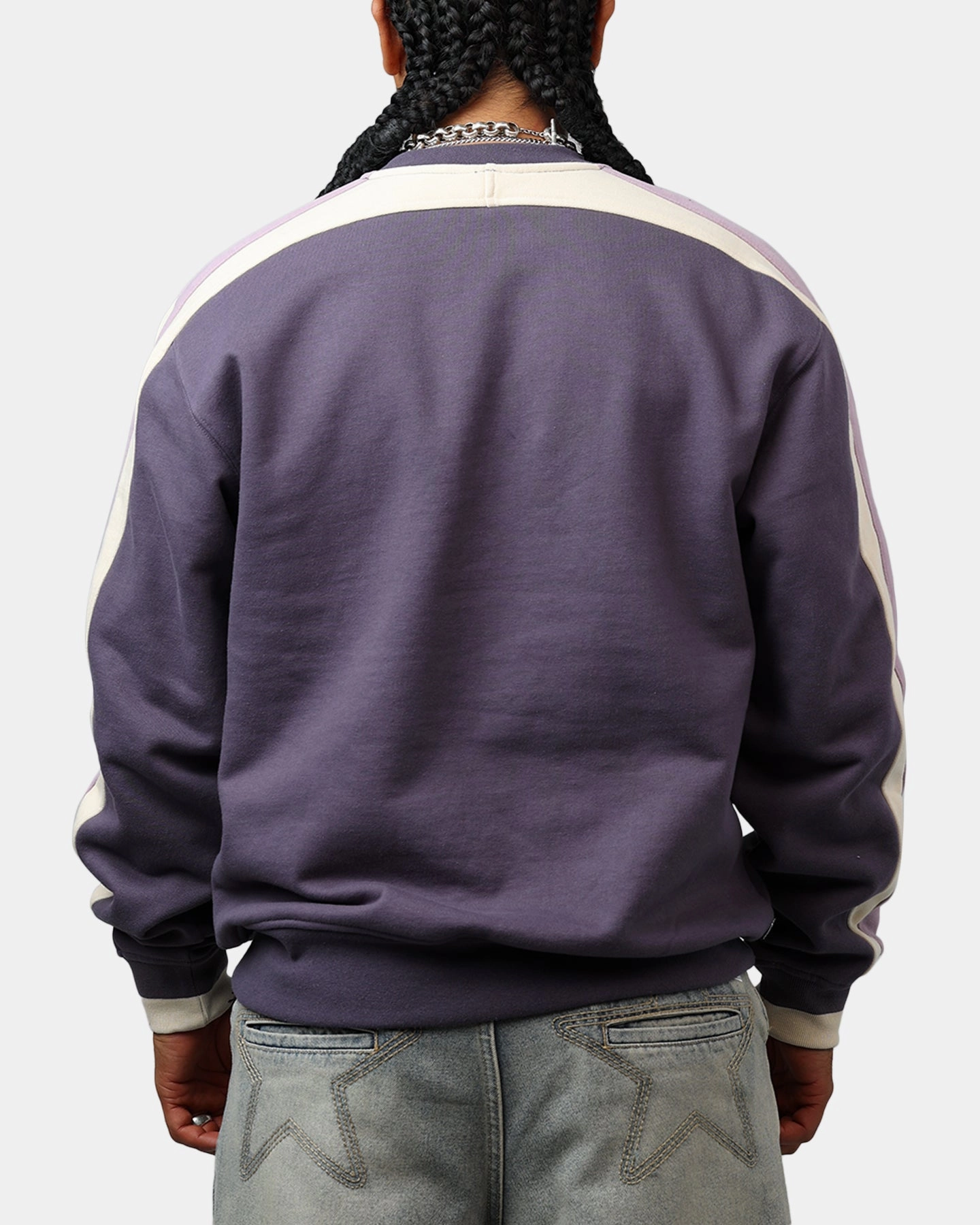 The Hundreds Ivy Crewneck Purple StaticResistant Material Everyday Fashion