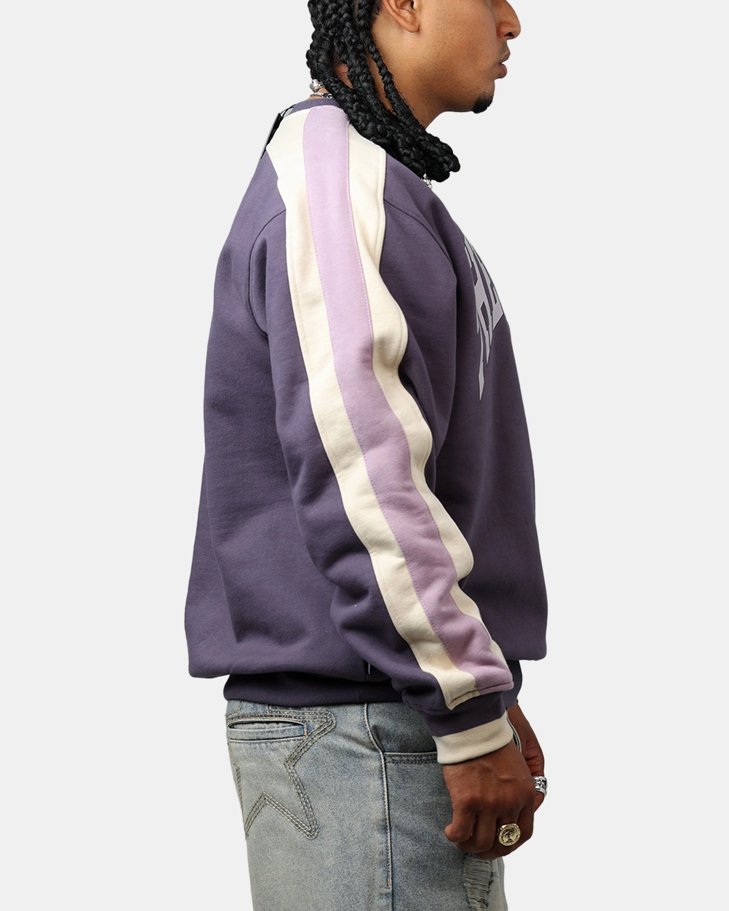 The Hundreds Ivy Crewneck Purple Reverseble Design