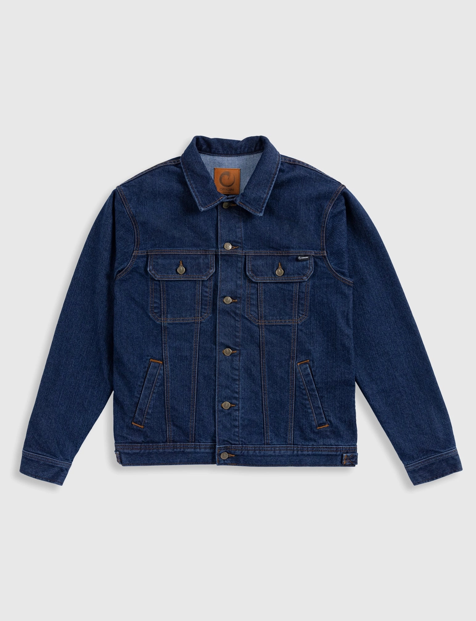 THE MAVERICK DENIM JACKET Tailored Silhouette ripstop fabric