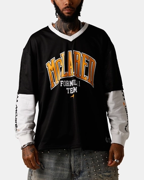 FlexFoamInserts We Are The Wild Collective X Women's Mclaren 'Vegas Grad Prix 2024' Mesh Long Sleeve Jersey Black