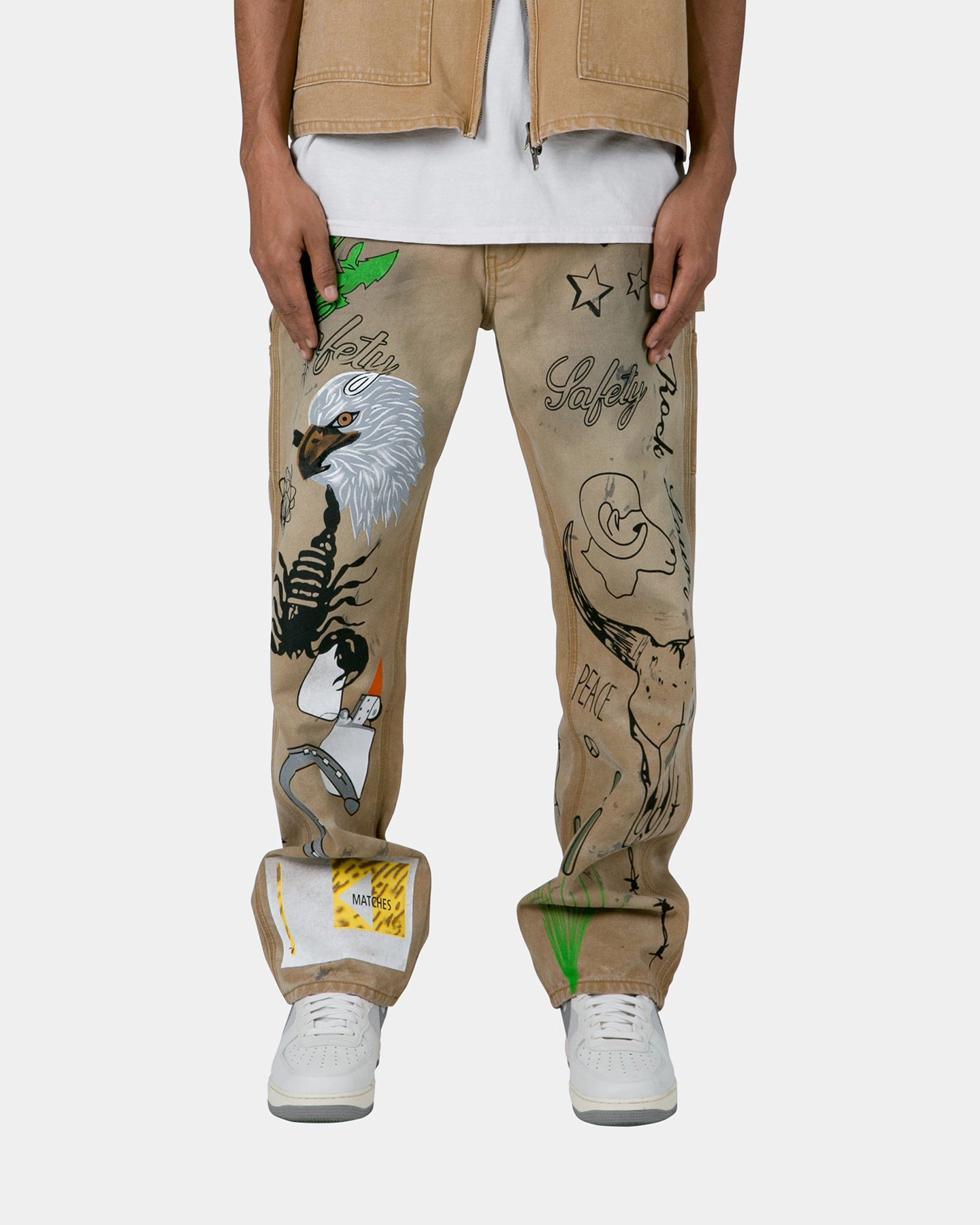 Athletic Fit MNML Ranch Work Pants Tan