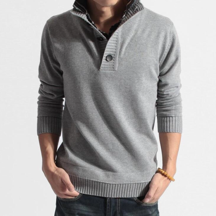 Cozy Lining West Louis? Fashion Knitwear Casual Sweater