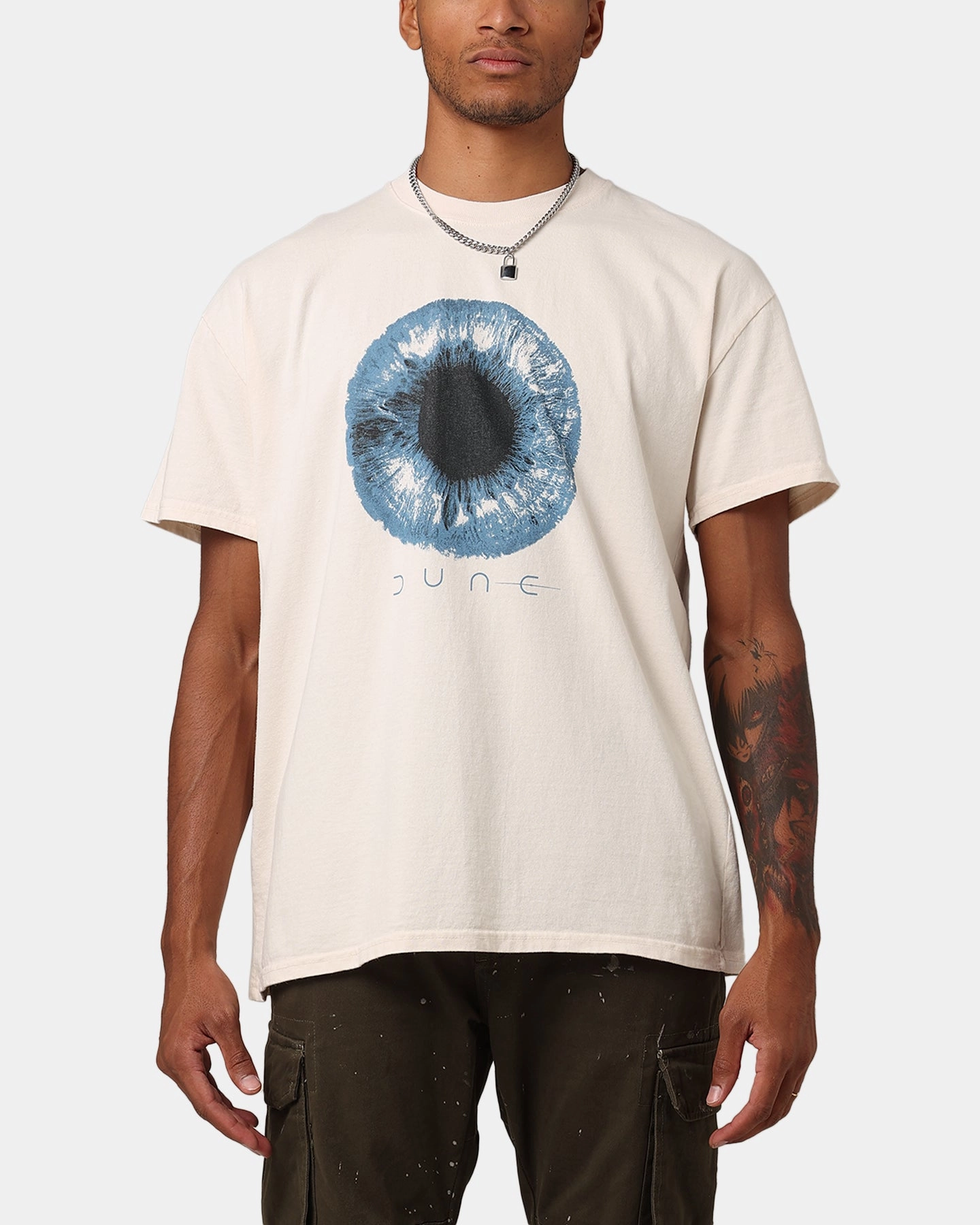 PocketDetails Goat Crew X Dune Fear Heavyweight T-Shirt Off White