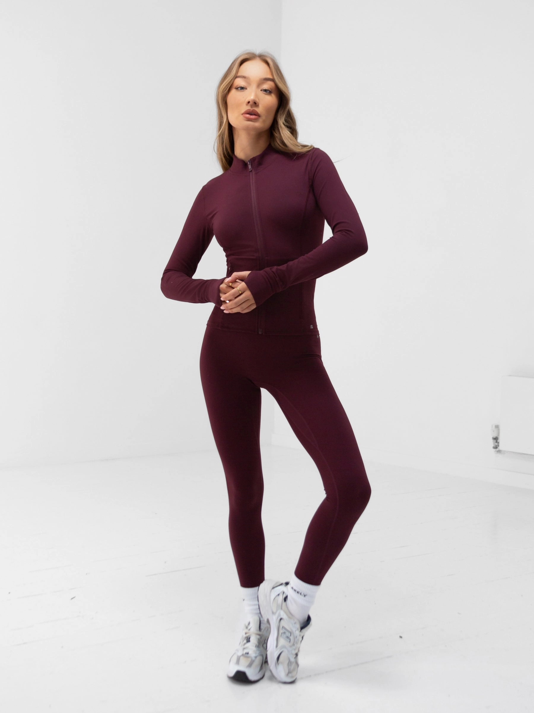 Eco Friendly Production Apex Pro Full Zip Jacket - Deep Burgundy