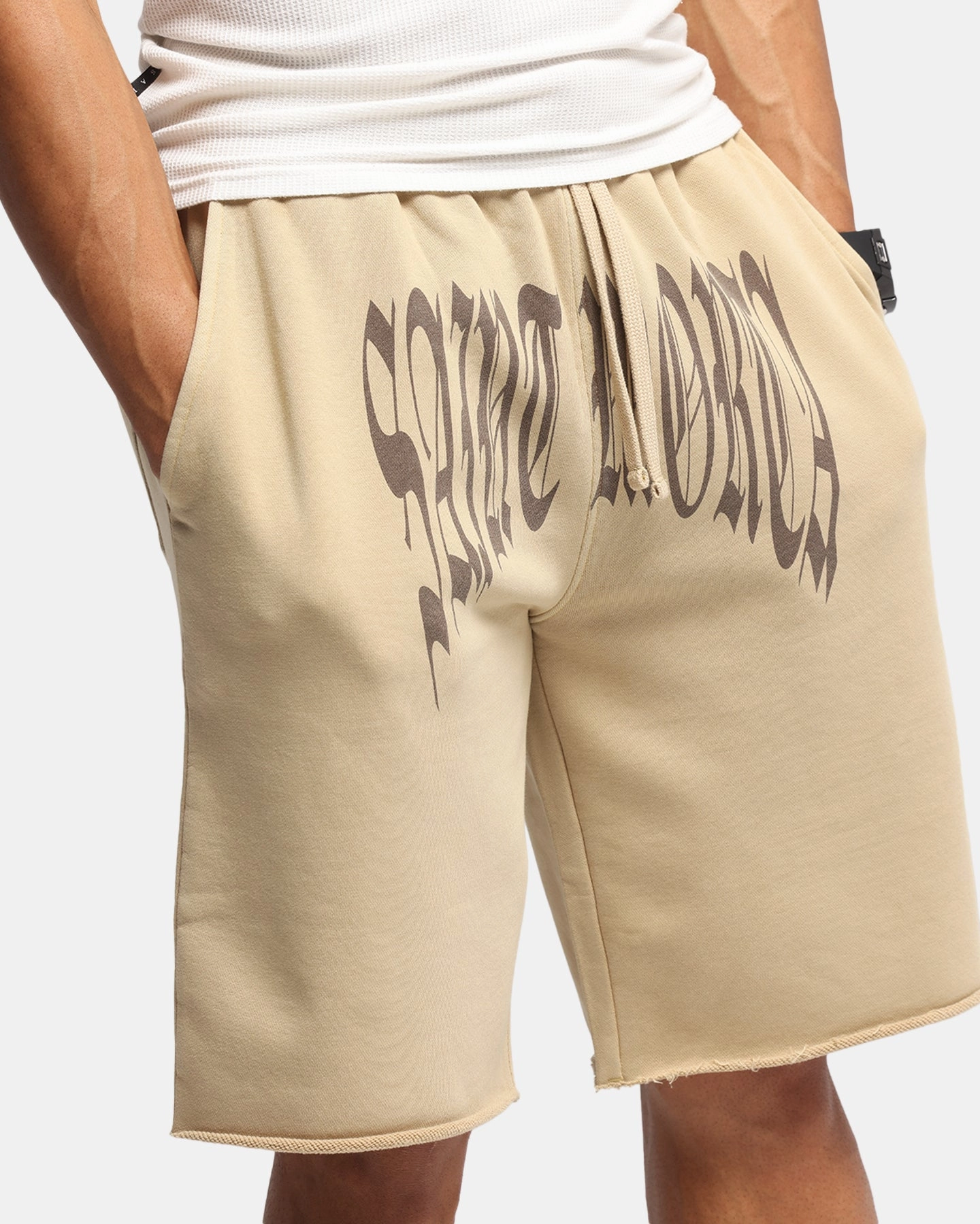 Saint Morta Vill Park Sweat Shorts Pigment Stone Water Resistant
