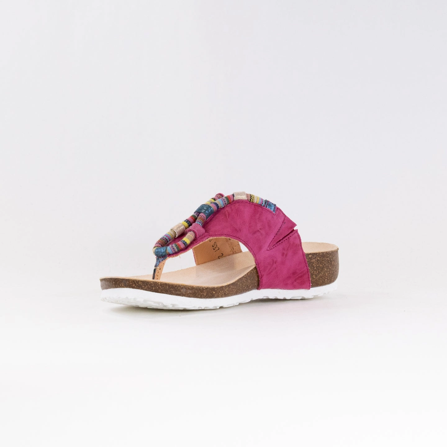 Pressure Relief Zones Flat Base Think Julia Sandal 211 (Women's) - Fuschia Kombi