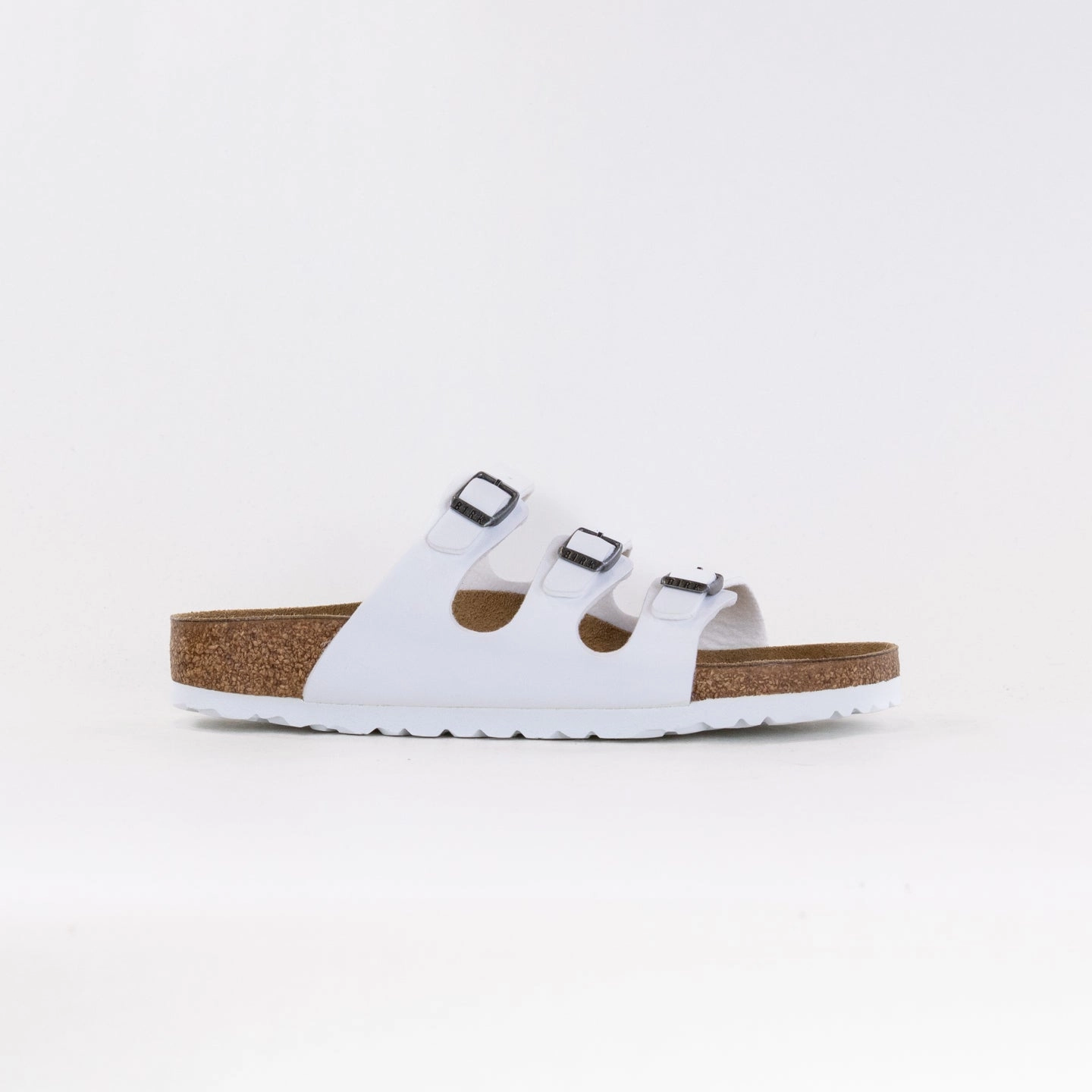 Summer Adventure Cushioned Insole Birkenstock Florida Birko-Flor (Women's) - White