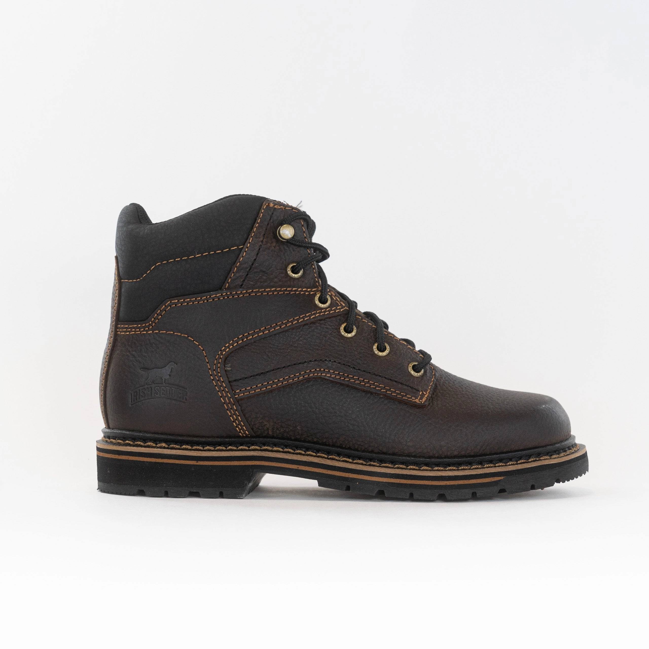 Irish Setter Kittson 6'' Soft Toe (Men's) - Dark Brown Flexible TPU Shank All Weather Outdoor Explorer