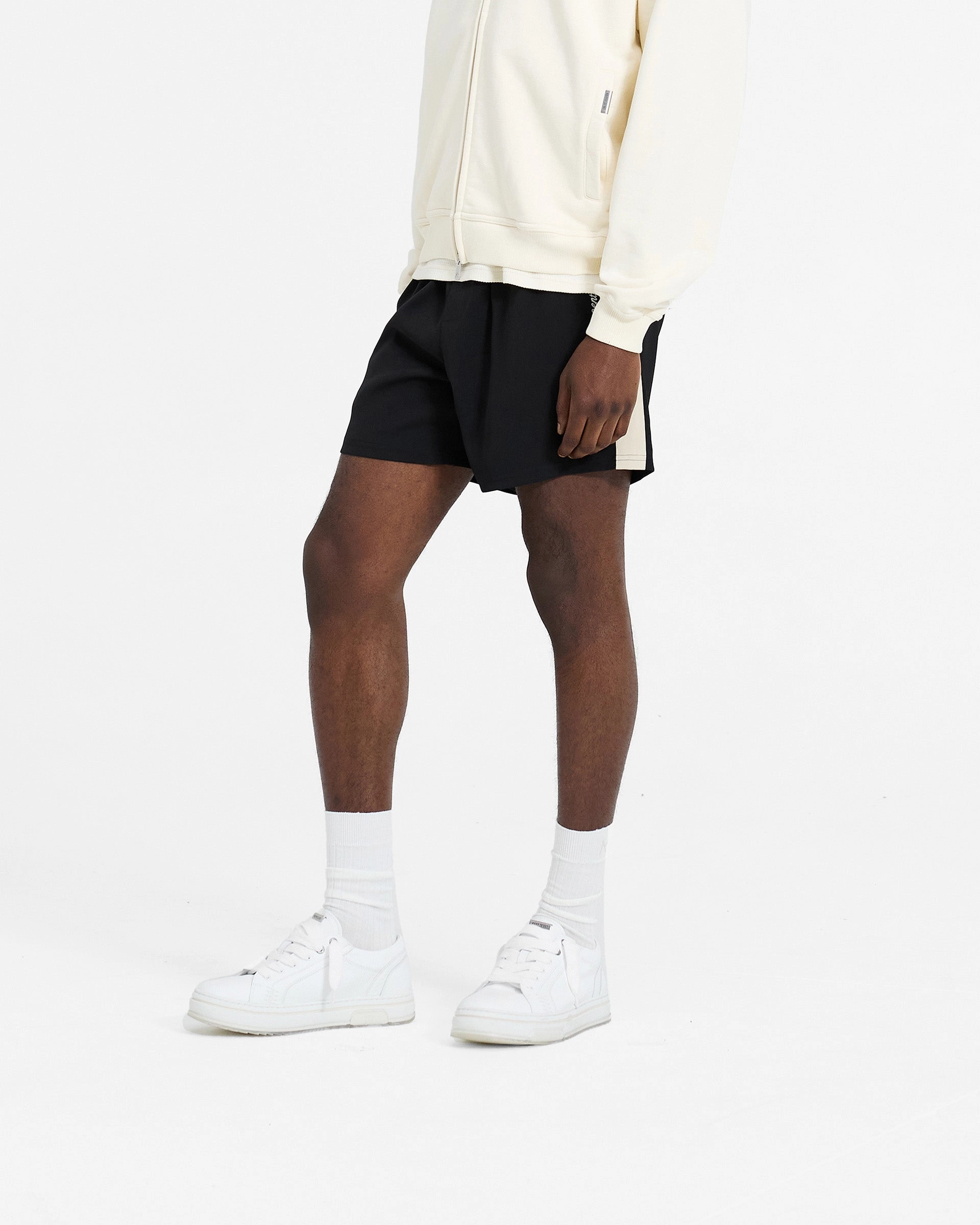 Soft Feel Track Short - Jet Black