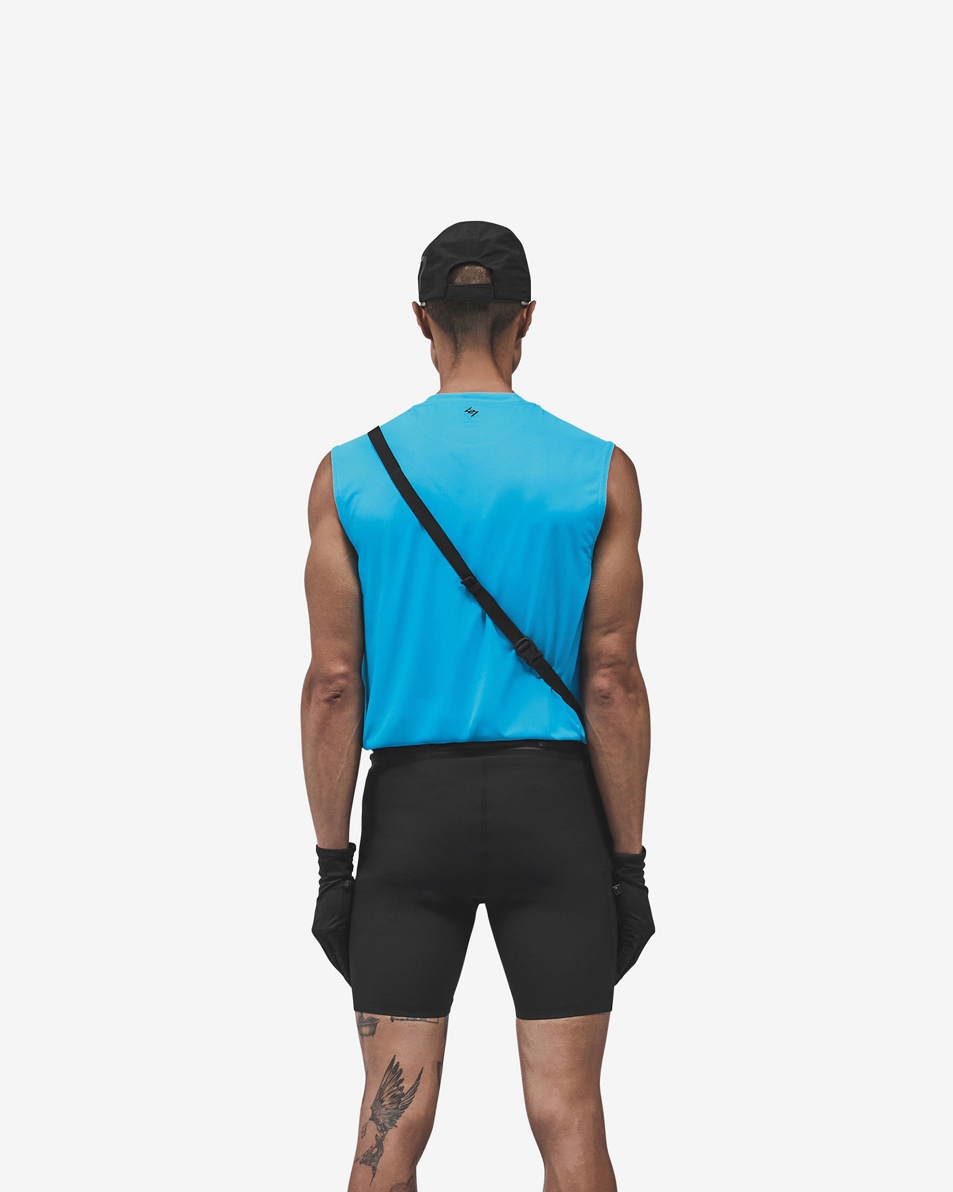 247 Trail Tank - Electric Blue spandex blend Active Style Trend