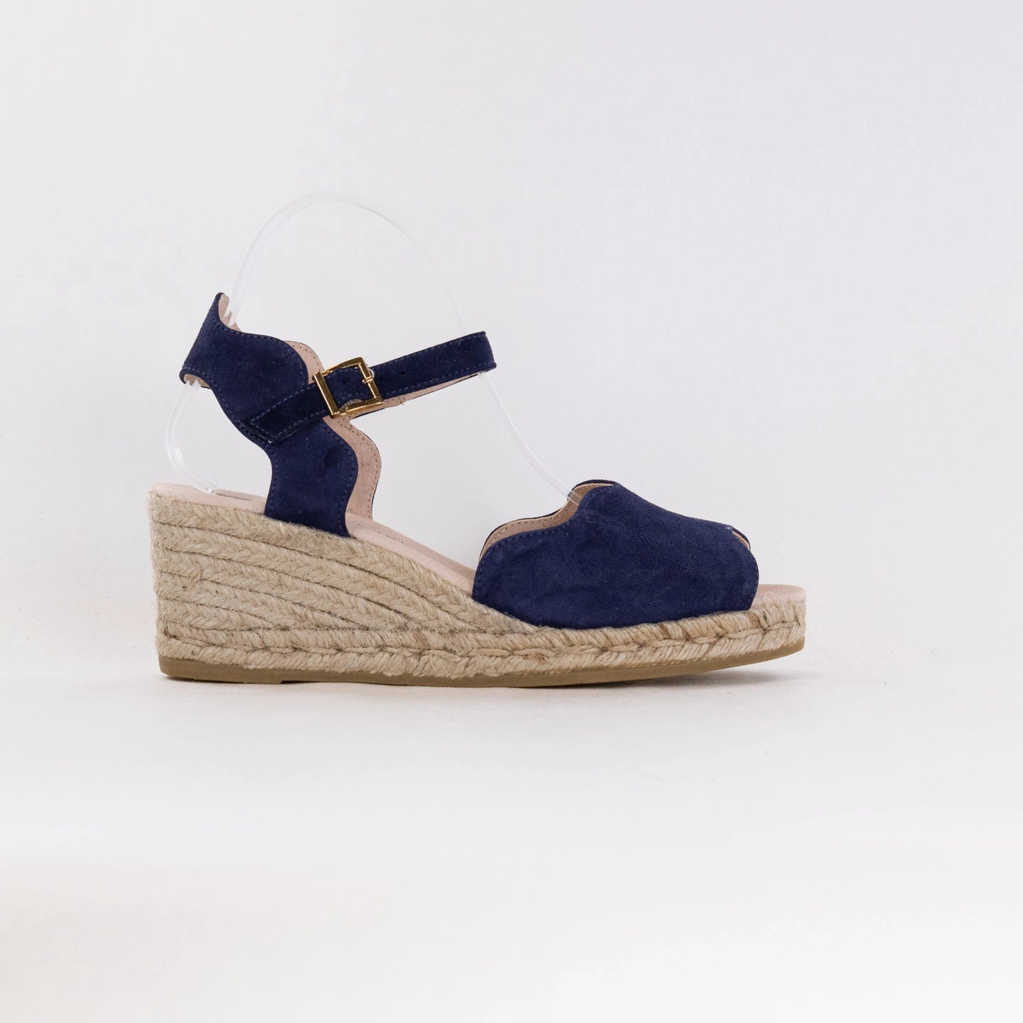 Flat Heel Mood Boost Eric Michael Roundy (Women's) - Navy Suede