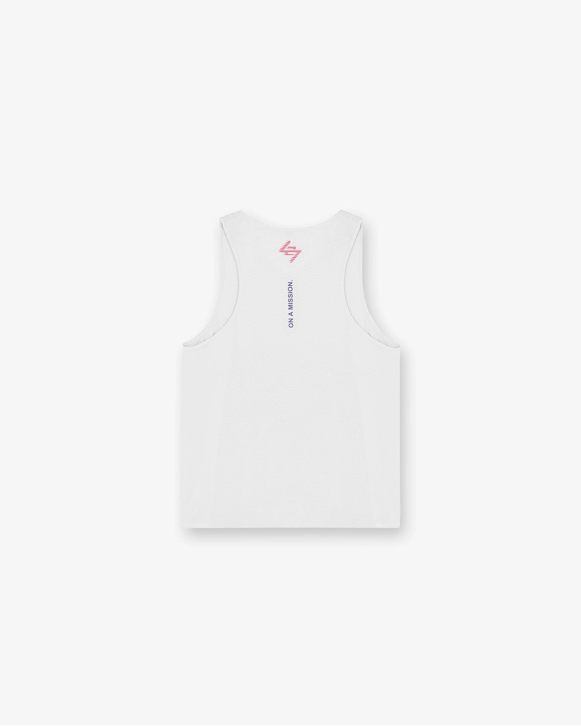 247 Race Marathon Vest - White Chic Vibe