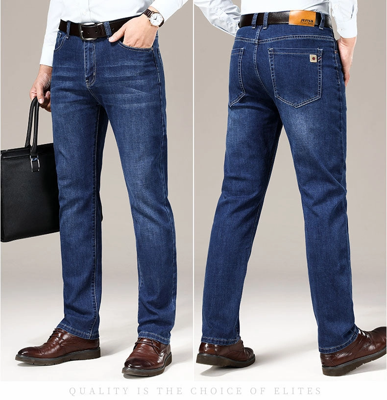 Travel Outfit Street Fashion Creative Look Office Wear Casual West Louis? Business Fashion Stretch Straight Work Jeans