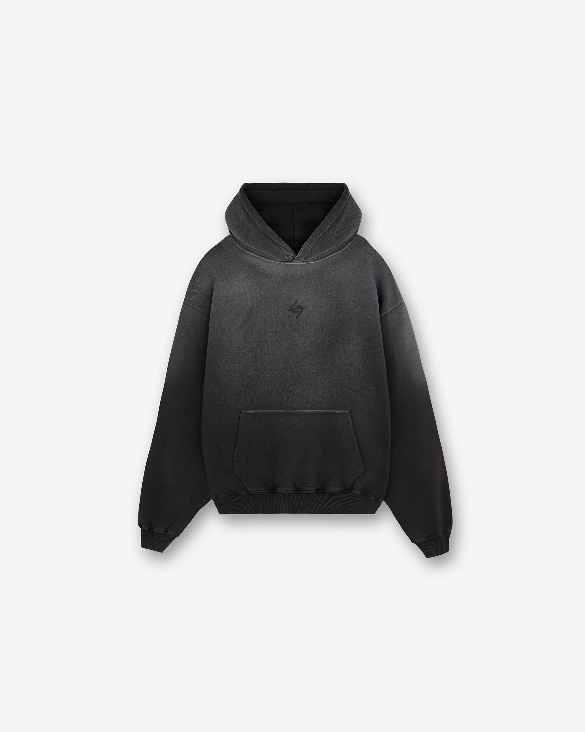 247 Motion Oversized Hoodie  - Black Versatile Clothing Two Way Zipper