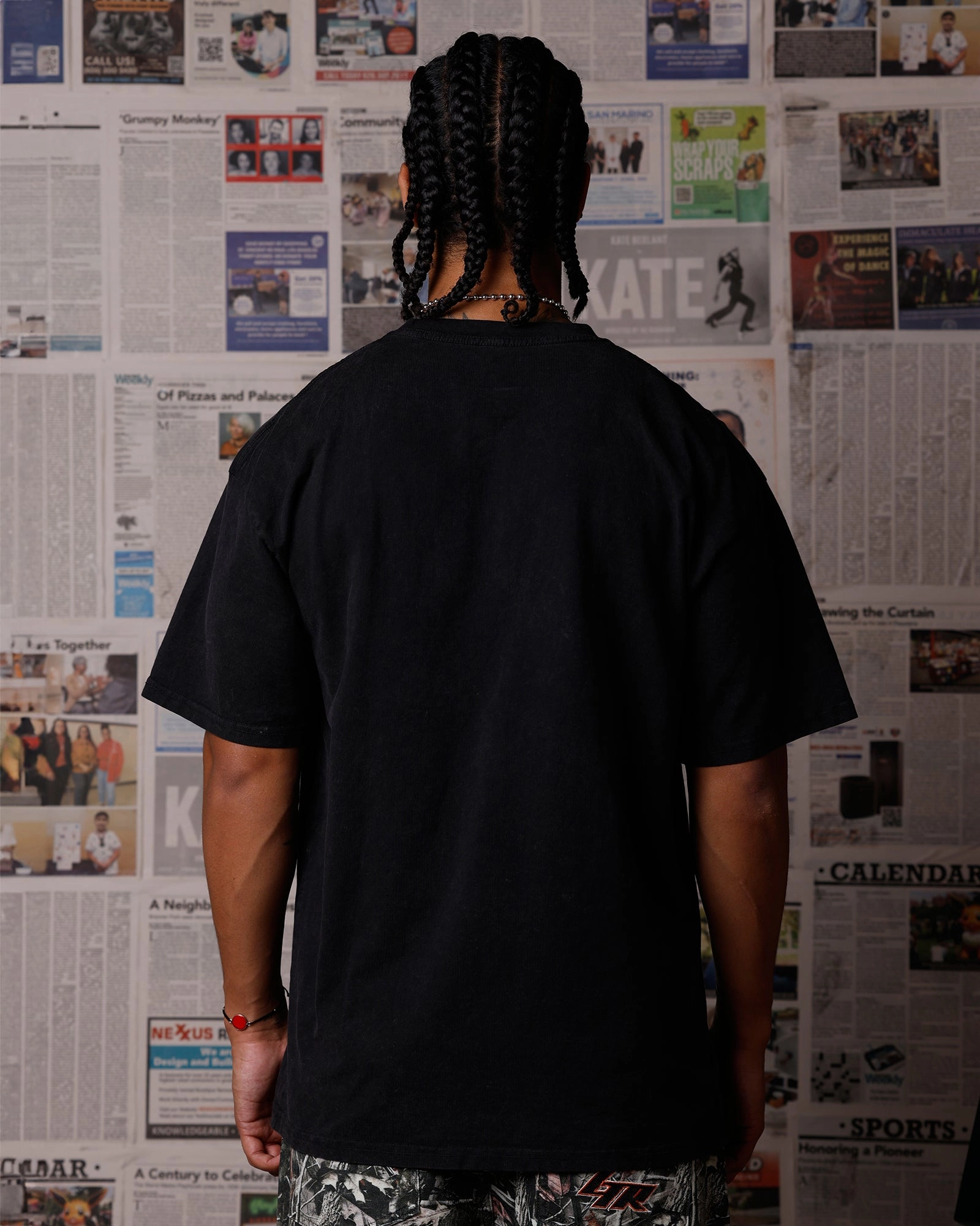 Reflective accents Goat Crew Marvel Venom Face T-Shirt Black Acidwash