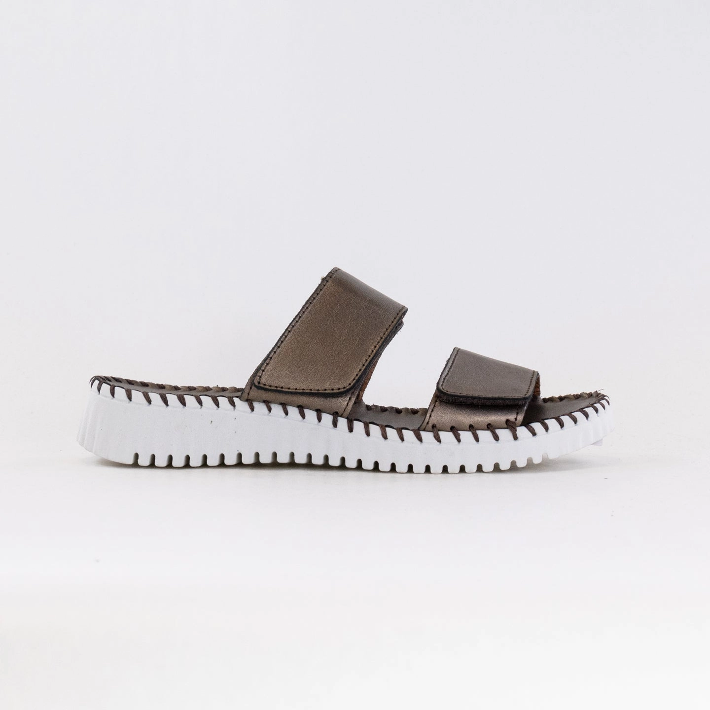 Simple Wear Eric Michael Angie Sandal (Women's) - Pewter Leather
