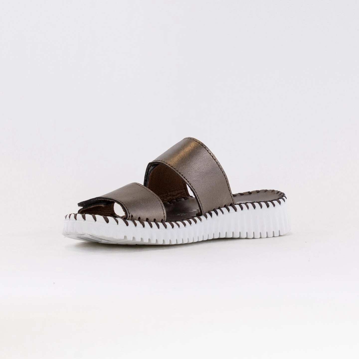 Joint Ease Eric Michael Angie Sandal (Women's) - Pewter Leather