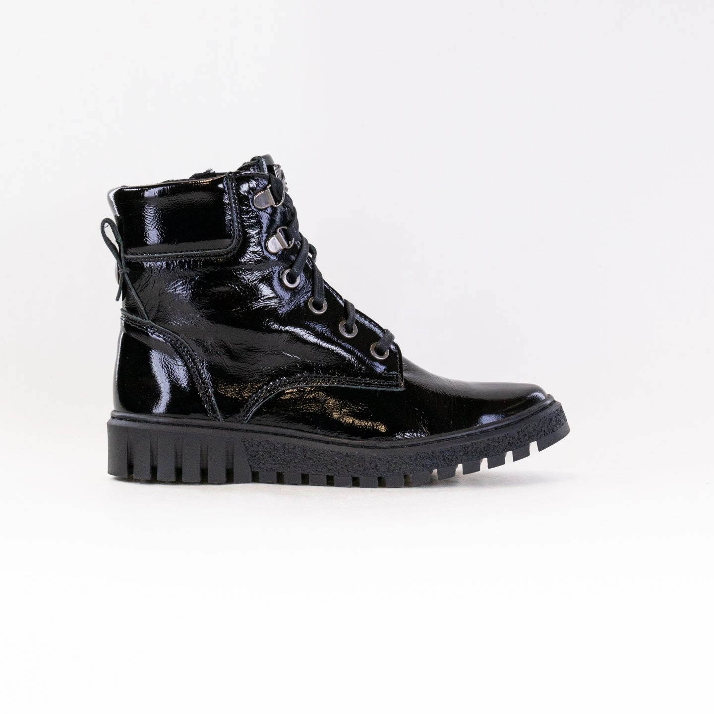 V-Italia 515 Celina Boot (Women's) - Black Patent Comfy All City Life
