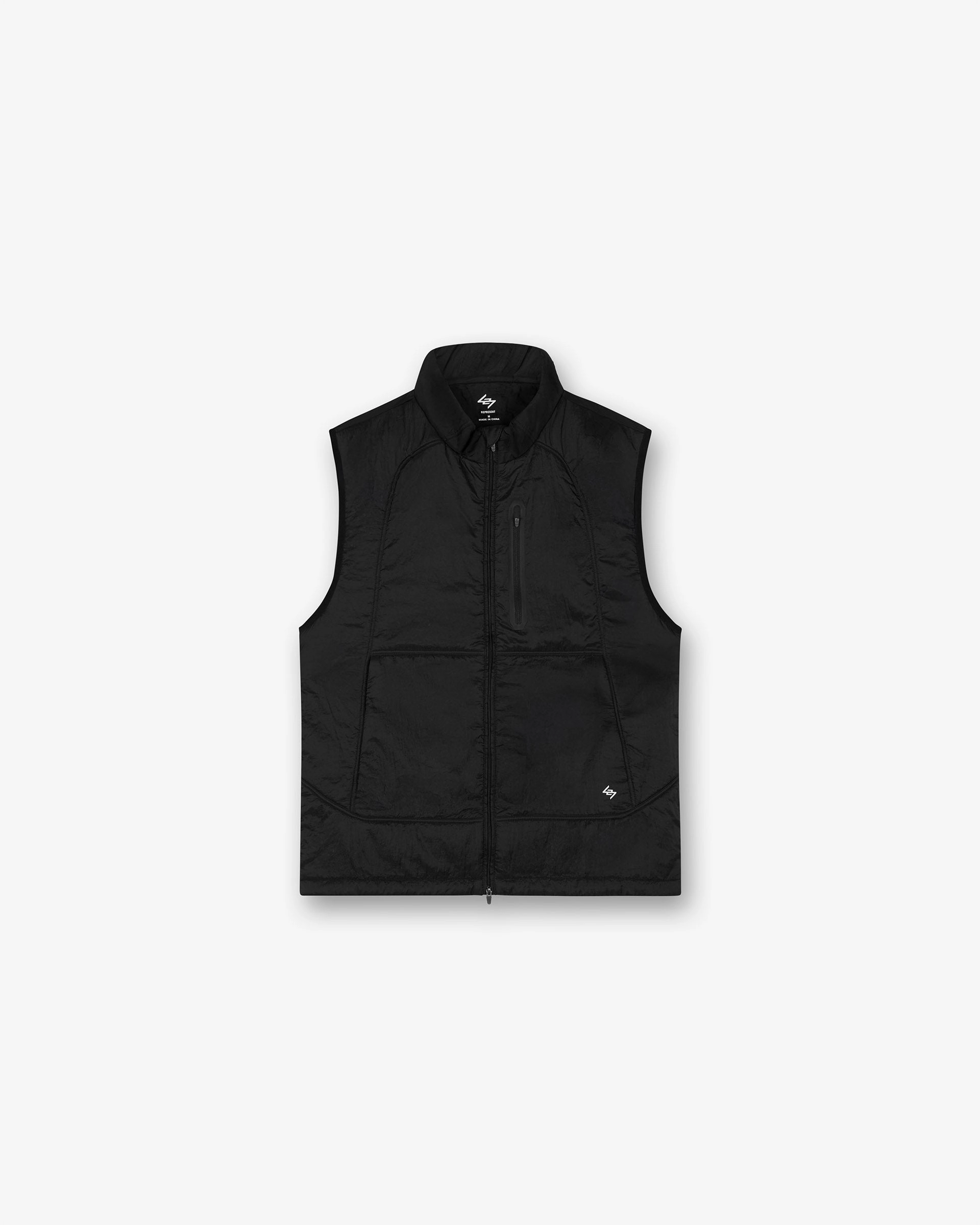 247 Run Gilet - Black Stylish Outer Layer