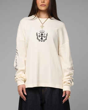 Loiter Purity Thermal Long Sleeve T-Shirt Off White Contoured Armhole Design