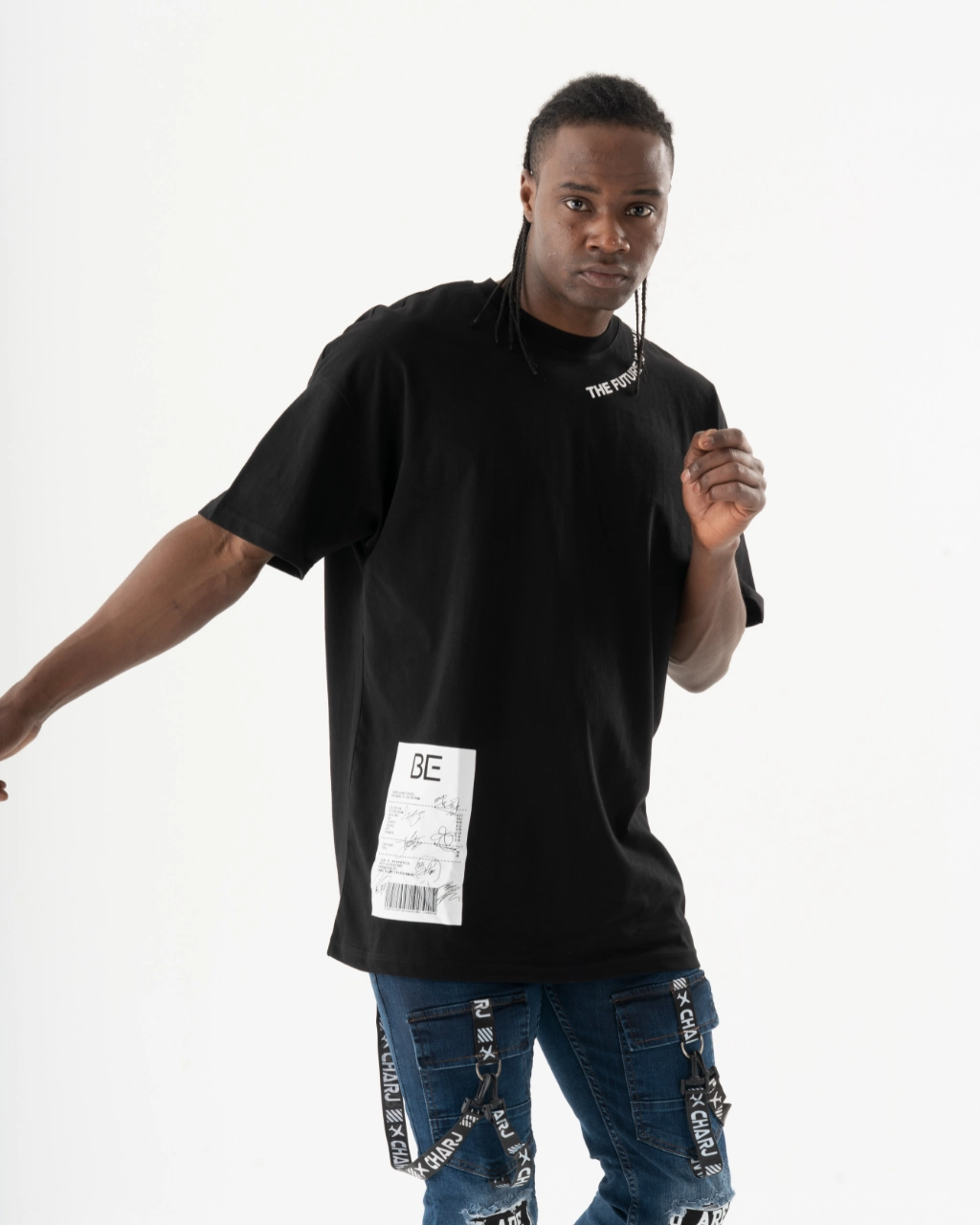 Adjustable Hem TURRET T-SHIRT