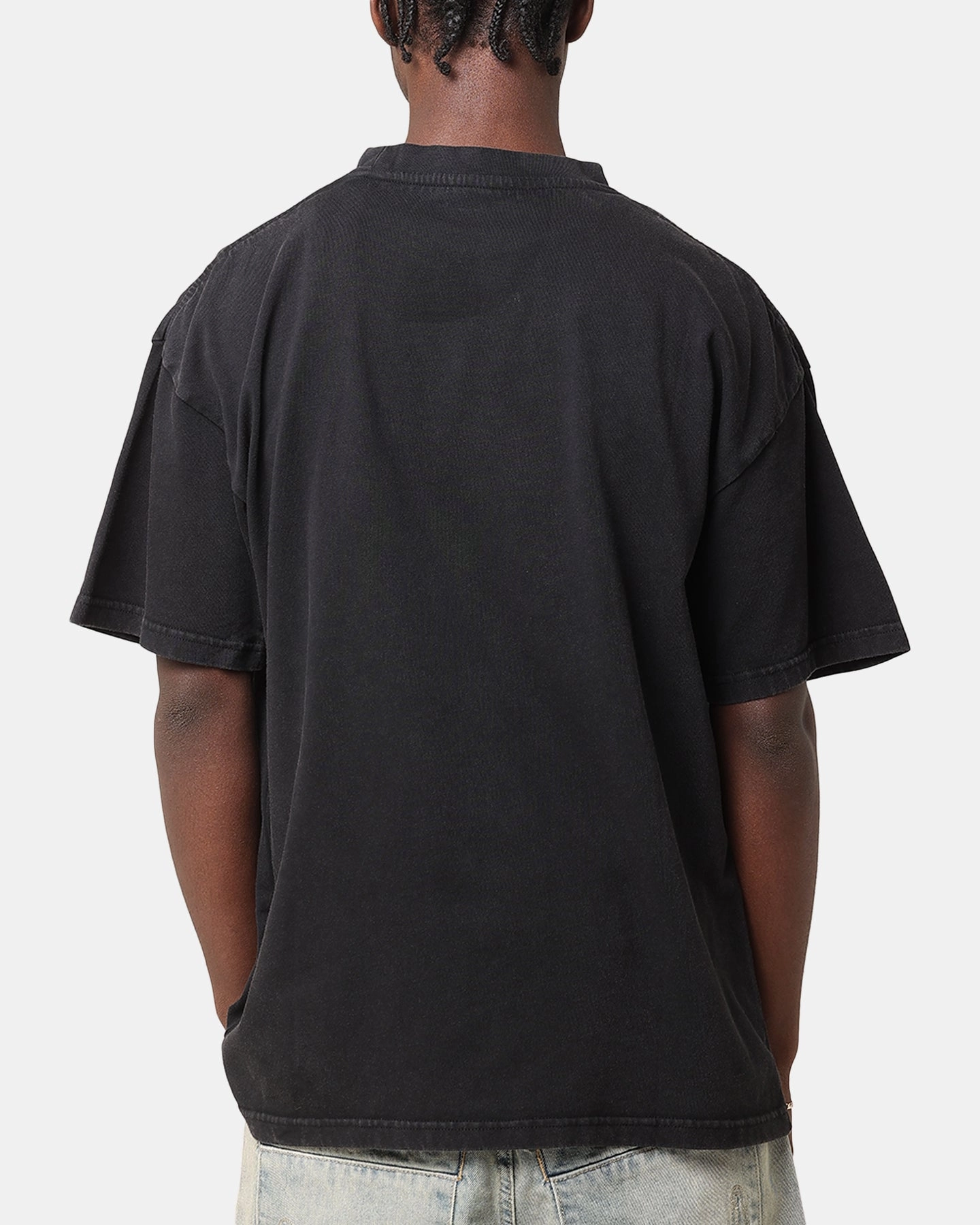 Loose Sweater UFC By Culture Kings Nick Diaz Vintage T-Shirt Black Acidwash