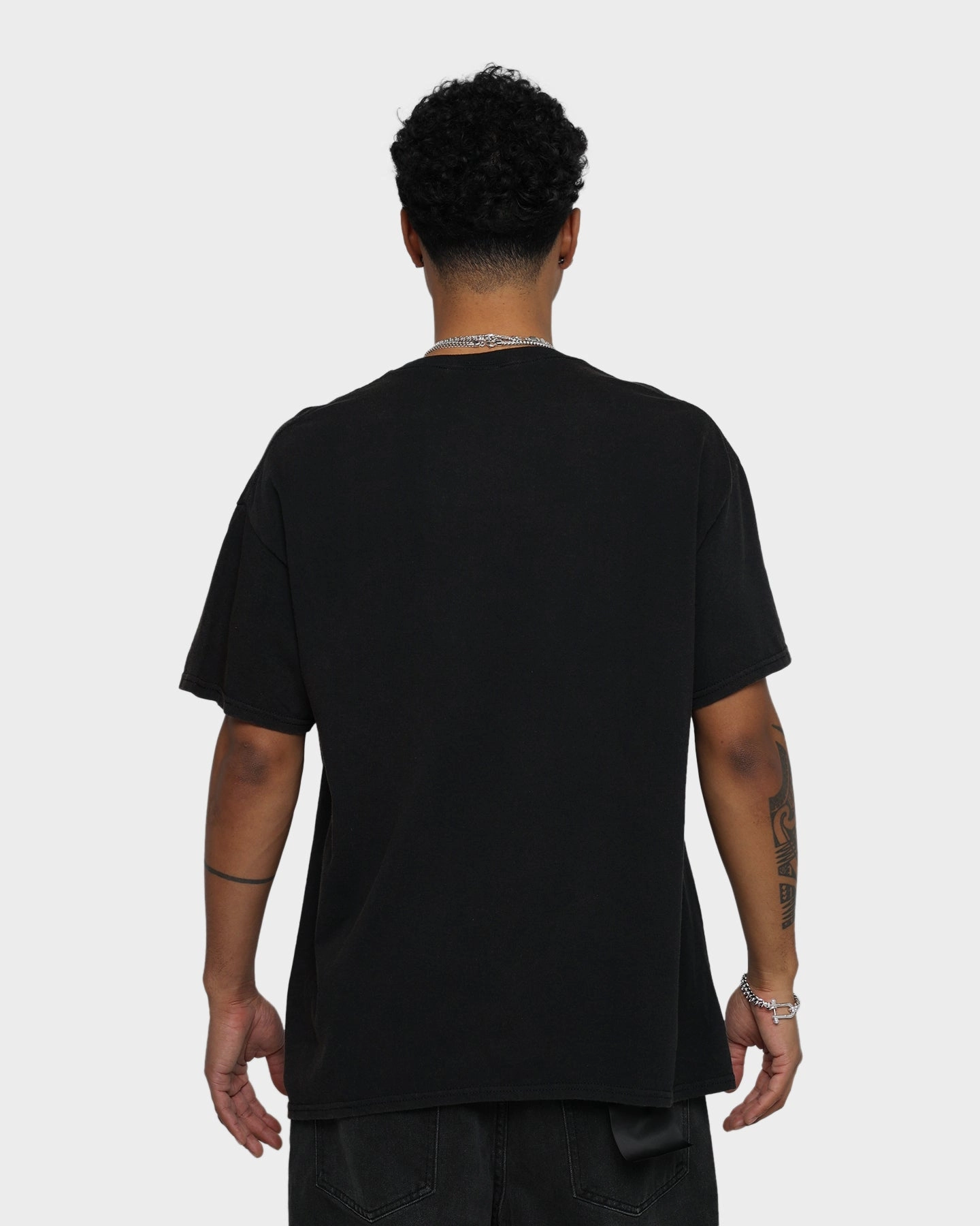 UFC By Goat Crew Kamaru Usman Vintage T-Shirt Black Wash AntiStatic Weave