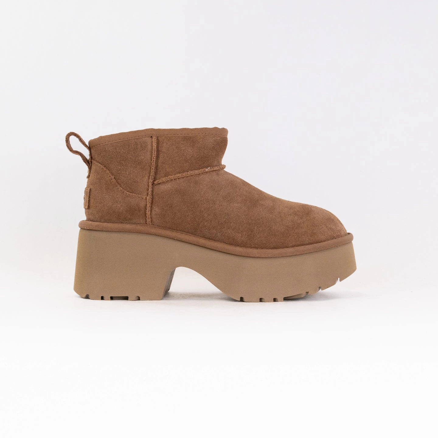 UGG Classic Ultra Mini New Height (Women's) - Chestnut Off Duty
