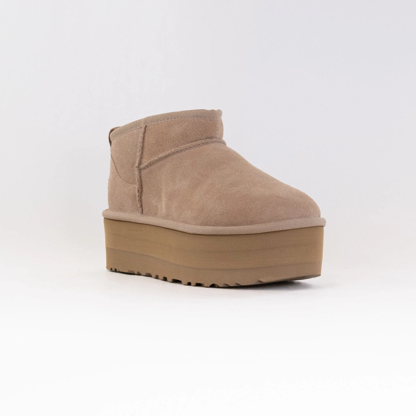 UGG Classic Ultra Mini Platform (Women's) - Sand Dynamic Arch Frame Reinforced Form Nature Lover