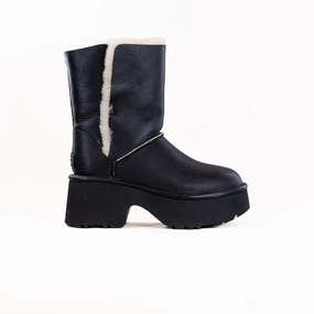 UGG Esmee Leather Boot (Women's) - Black High Traction Mountain Climber
