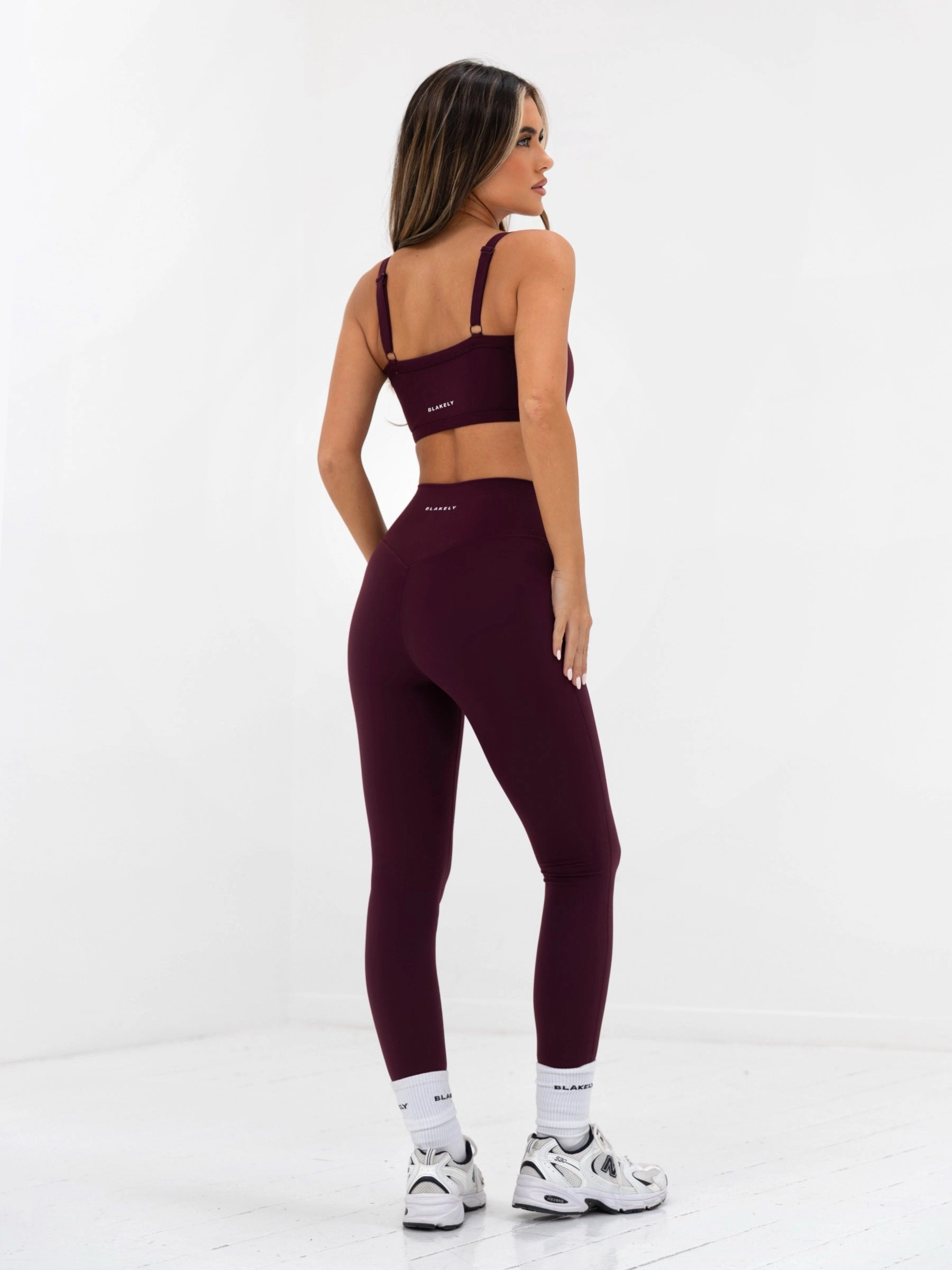 Ultimate Active Leggings - Dark Cherry Evening Walk Casual Wearer
