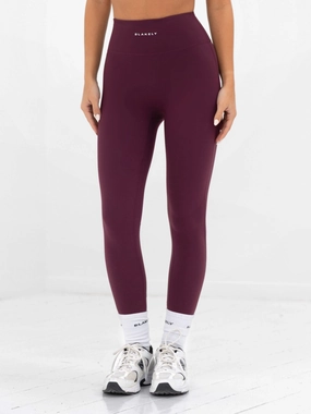 Ultimate Active Leggings - Dark Cherry Maternity Wear Stretch Fit Performance Fabric