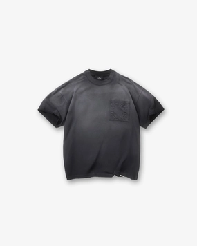 Silk combination Comfy Movement Represent X Hunter T-Shirt - Stained Black