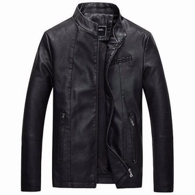 West Louis? Bomber Leather Men Jackets WindResistant Coating Light Travel Piece