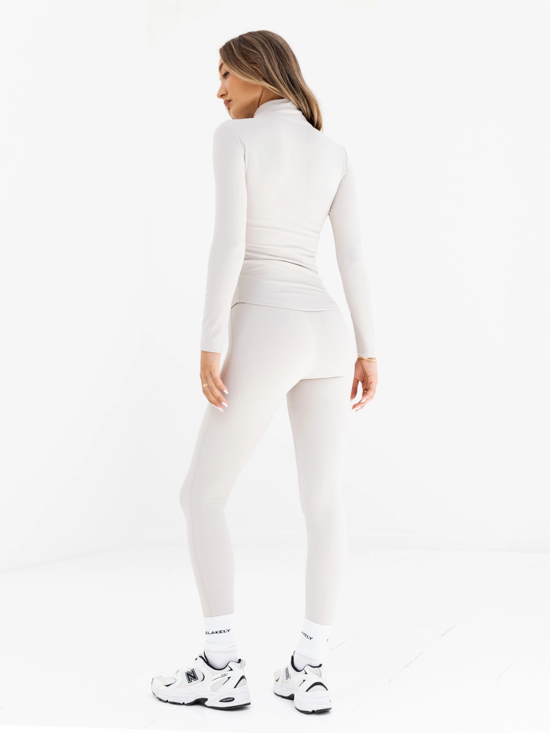 Flexible Hood Design Ultimate Full Zip Jacket - Ivory