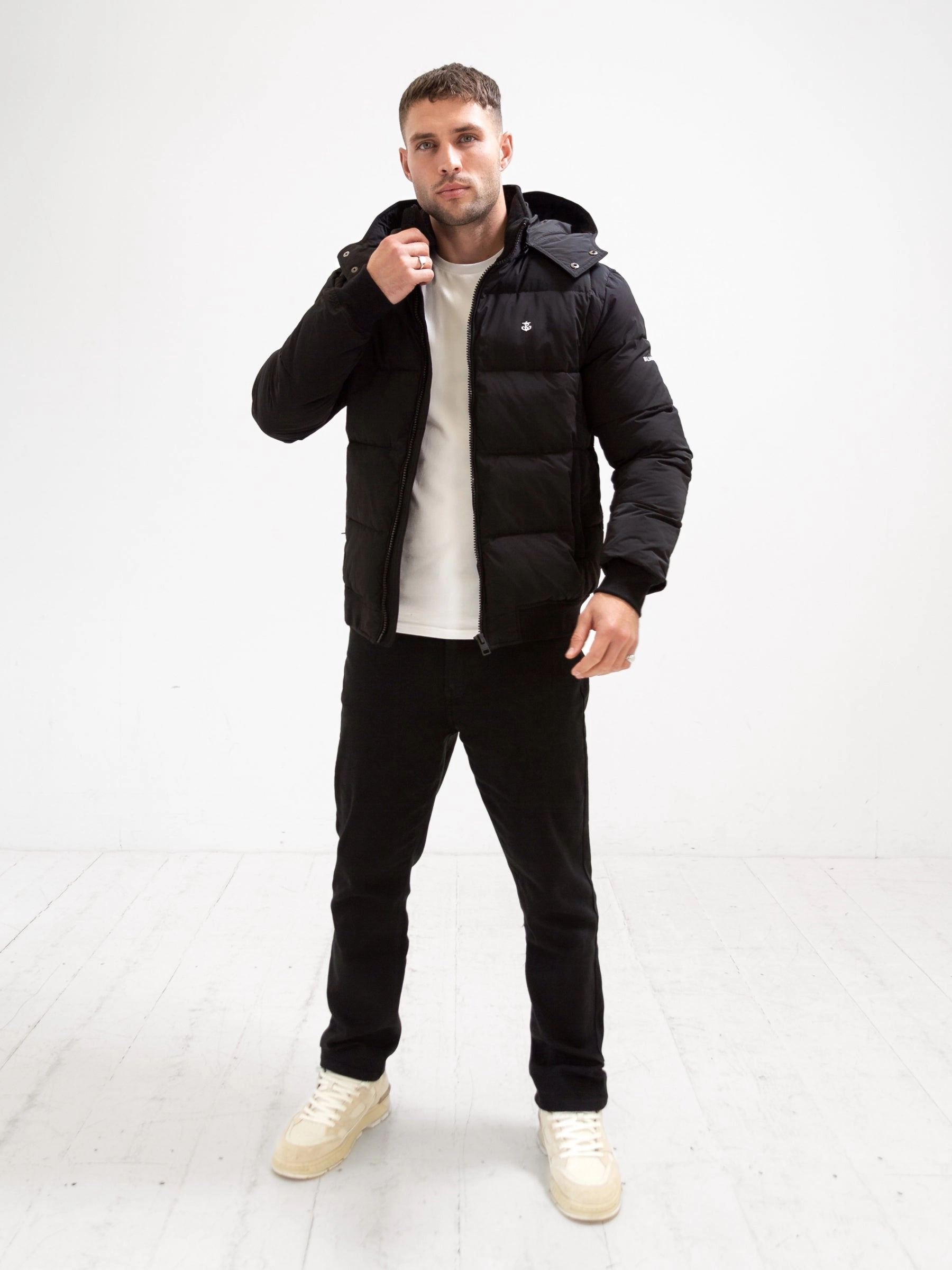 Tailored Cut Style Heavyweight Warmth Ultimate Puffer Coat - Black