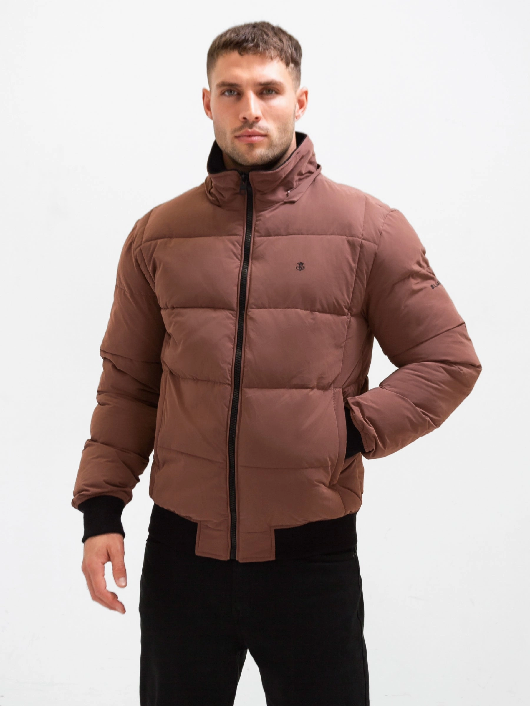Ultimate Puffer Coat - Burgundy DoubleLayeredEdges