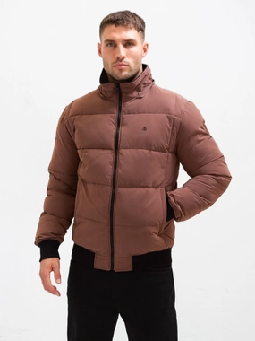 Ultimate Puffer Coat - Burgundy DoubleLayeredEdges