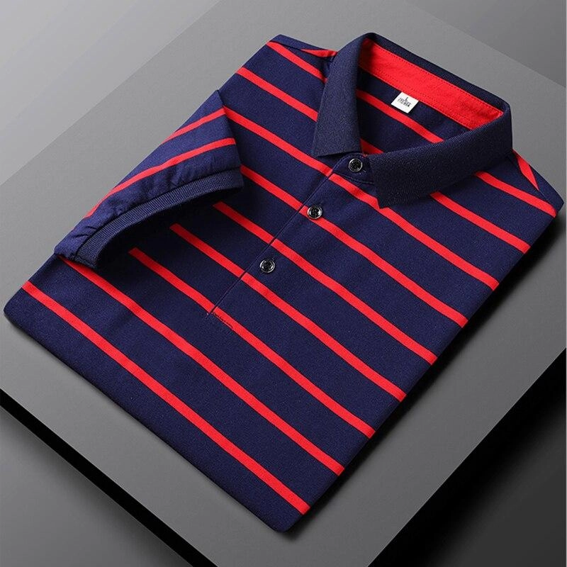 Relaxed Layering West Louis? Slim Fit Striped Polo Shirt