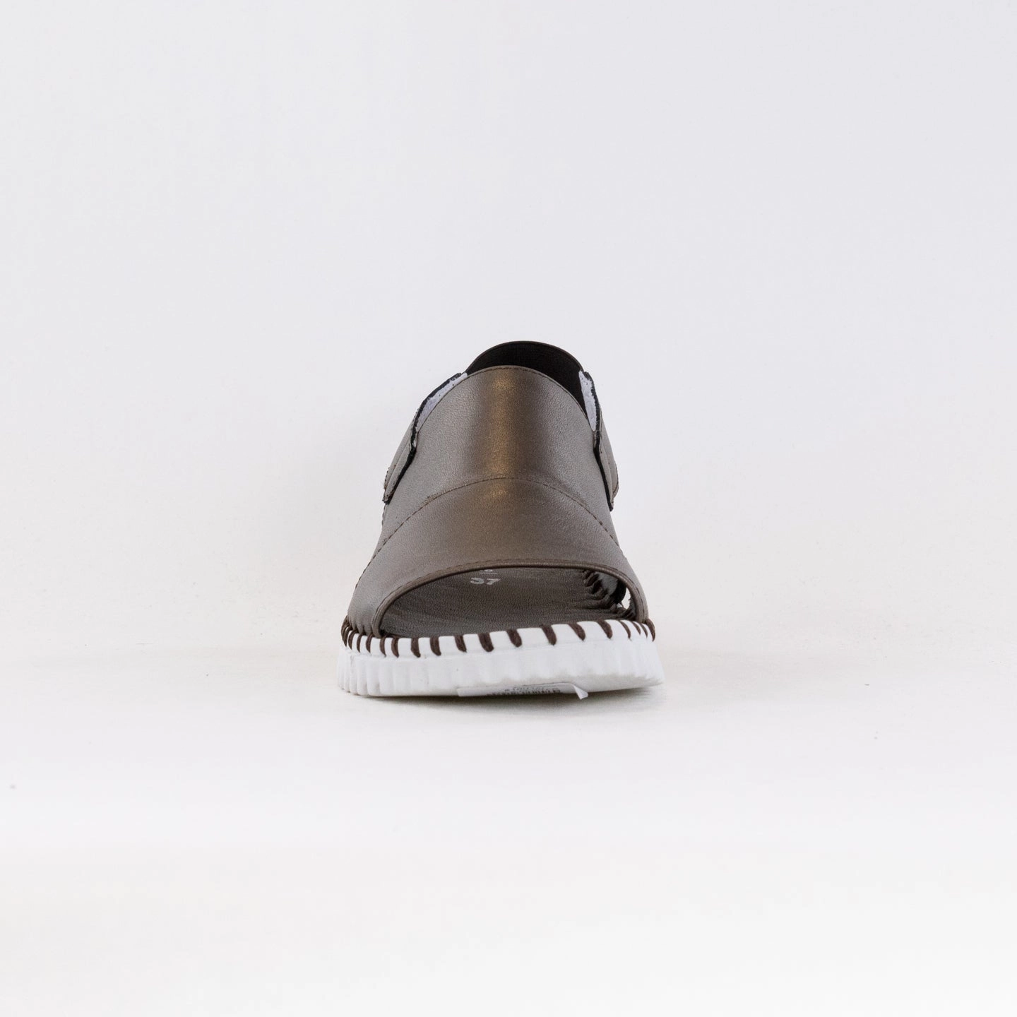 Support Comfort Eric Michael Sola Sandal (Women's) - Pewter Leather