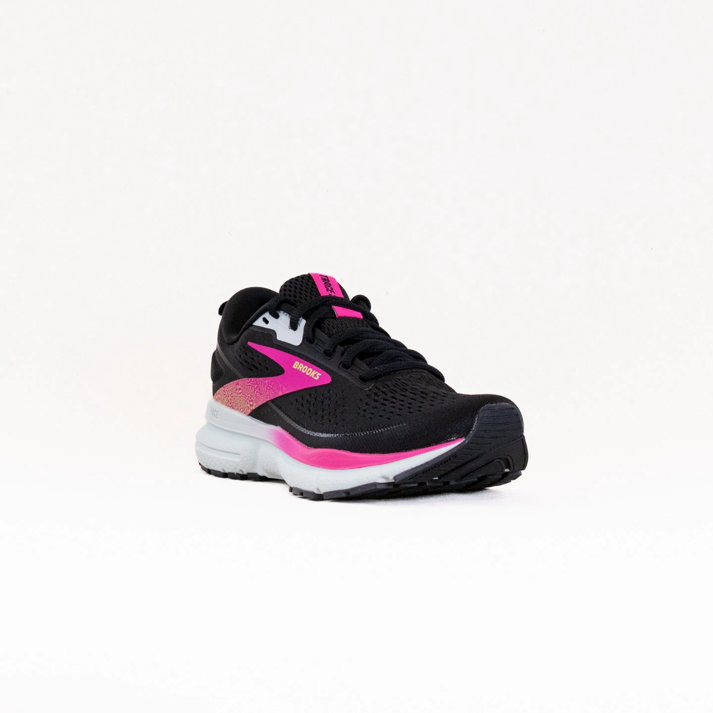 Brooks Trace 3 (Women's) - Black/Blue/Pink Glo competitive runner shoes Enhanced Traction Grip
